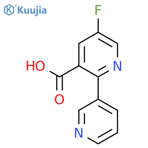 5-Fluoro-2-(pyridin-3-yl)nicotinic acid structure