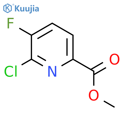 Methyl 6-chloro-5-fluoropicolinate structure