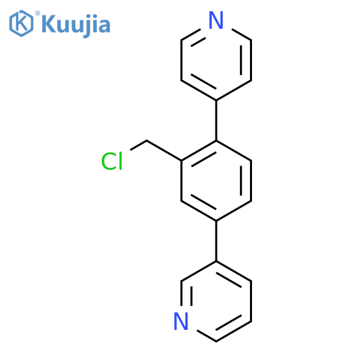 3-(3-(Chloromethyl)-4-(pyridin-4-yl)phenyl)pyridine structure