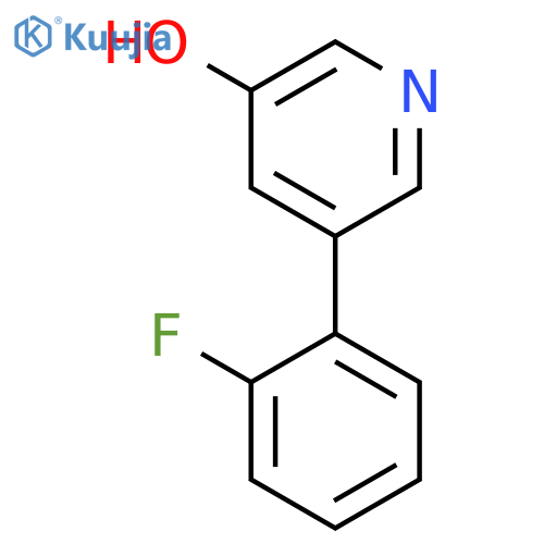 5-(2-fluorophenyl)pyridin-3-ol structure