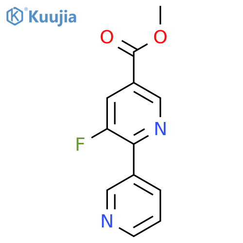 Methyl 5-fluoro-6-(pyridin-3-yl)nicotinate structure