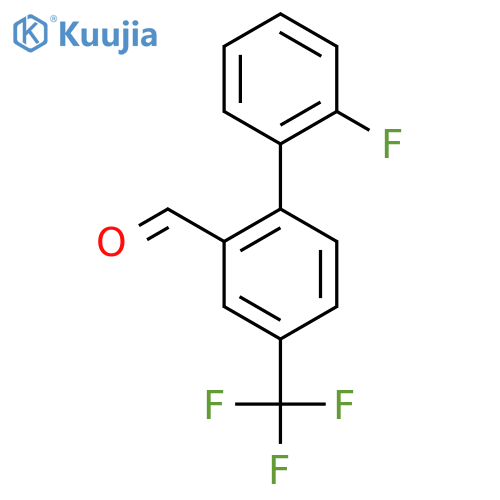 2'-Fluoro-4-(trifluoromethyl)biphenyl-2-carboxaldehyde structure
