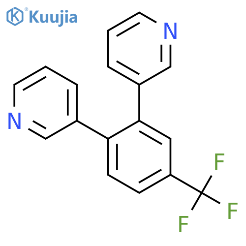 3-(2-(Pyridin-3-yl)-4-(trifluoromethyl)phenyl)pyridine structure