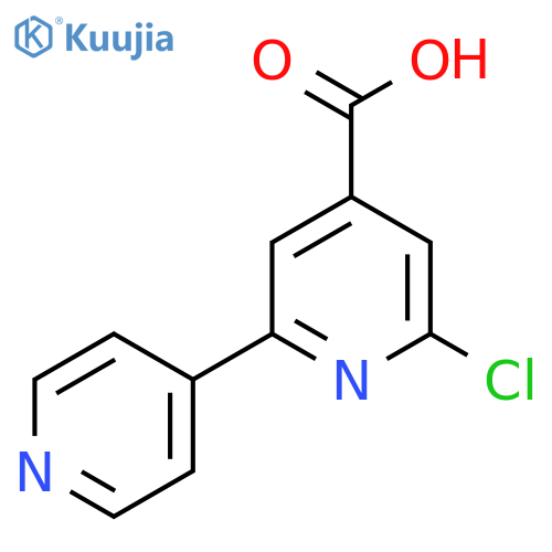 2-Chloro-6-(pyridin-4-yl)isonicotinic acid structure