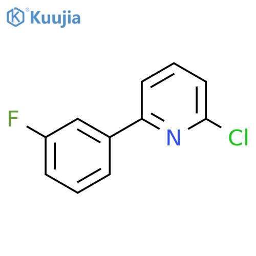 Pyridine, 2-chloro-6-(3-fluorophenyl)- structure