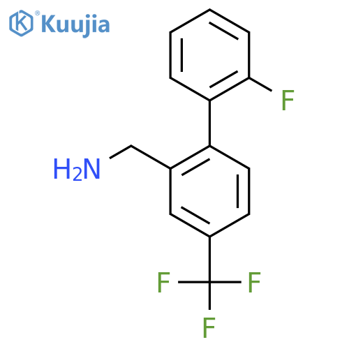 (2'-Fluoro-4-(trifluoromethyl)biphenyl-2-yl)methanamine structure
