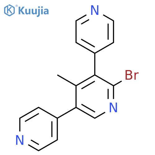2-Bromo-4-methyl-3,5-di(pyridin-4-yl)pyridine structure