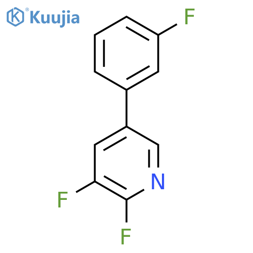 2,3-Difluoro-5-(3-fluorophenyl)pyridine structure