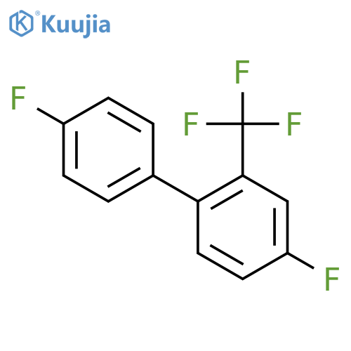 4,4'-Difluoro-2-(trifluoromethyl)biphenyl structure