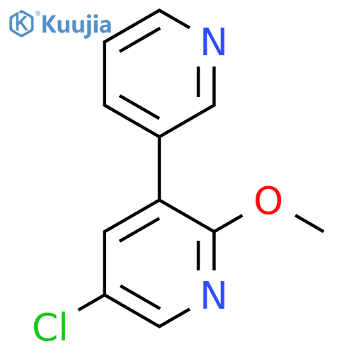 5-Chloro-2-methoxy-3-(pyridin-3-yl)pyridine structure
