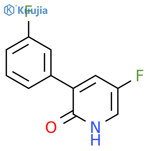 5-Fluoro-3-(3-fluorophenyl)pyridin-2-ol structure