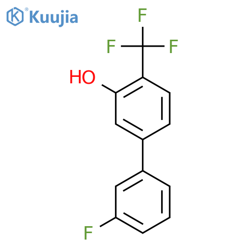 3'-Fluoro-4-(trifluoromethyl)biphenyl-3-ol structure