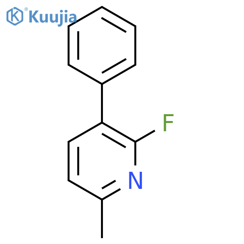 2-Fluoro-6-methyl-3-phenylpyridine structure