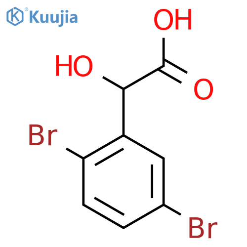 2,5-Dibromomandelic acid structure