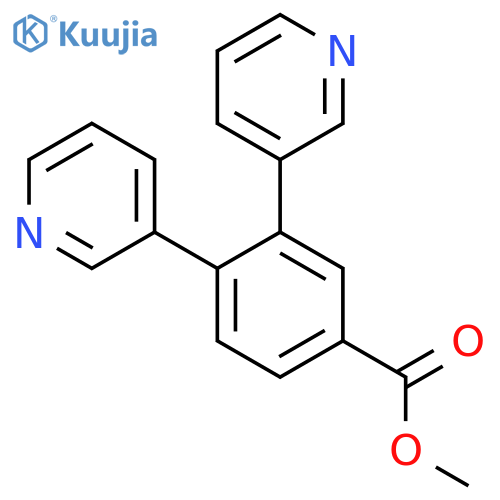 Methyl 3,4-di(pyridin-3-yl)benzoate structure