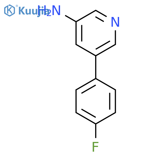 5-(4-Fluorophenyl)pyridin-3-amine structure