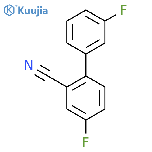3',4-Difluorobiphenyl-2-carbonitrile structure