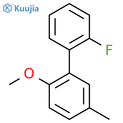 2'-Fluoro-2-methoxy-5-methylbiphenyl structure