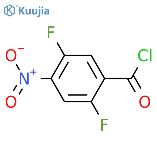 2,5-Difluoro-4-nitrobenzoyl chloride structure