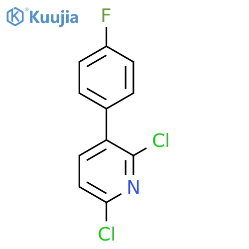 2,6-Dichloro-3-(4-fluorophenyl)pyridine structure
