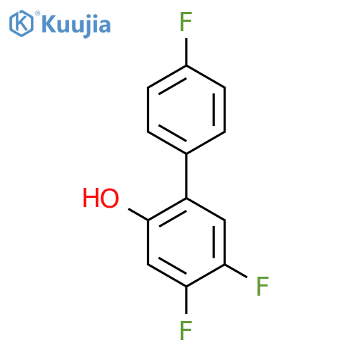 4,5-Difluoro-2-(4-fluorophenyl)phenol structure