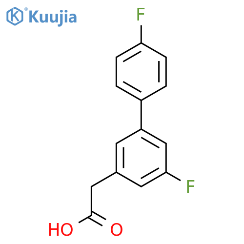 2-(4',3-Difluorobiphenyl-5-yl)acetic acid structure