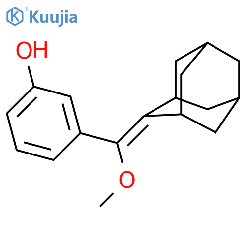 3-(Adamantan-2-yliden-methoxymethyl)-phenol structure