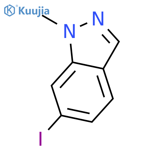 6-Iodo-1-methyl-1H-indazole structure