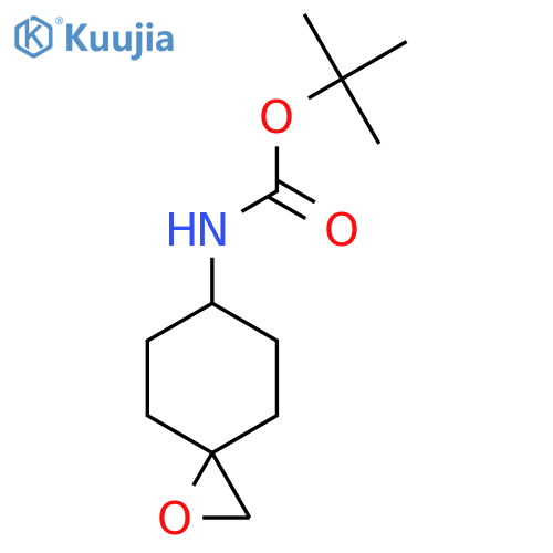 Tert-butyl 1-oxaspiro[2.5]octan-6-ylcarbamate structure