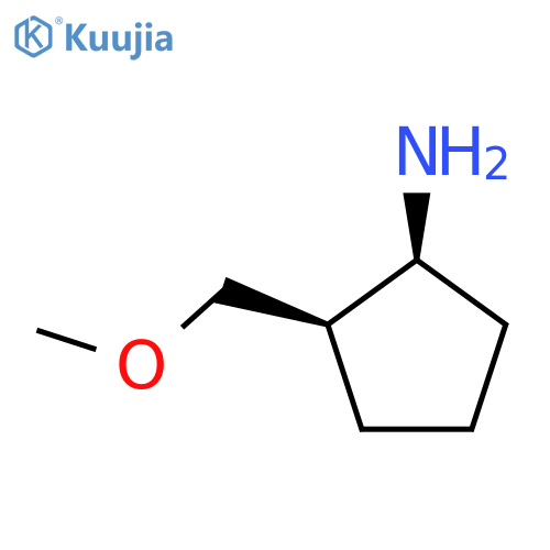 (1S,2R)-2-Methoxymethyl-cyclopentylamine structure