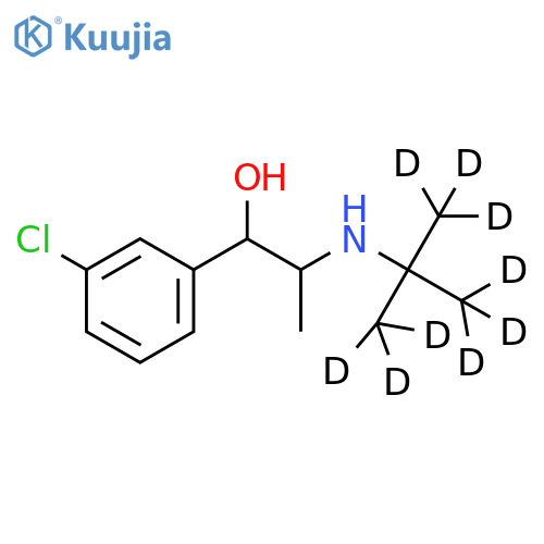 Dihydrobupropion-d9 structure