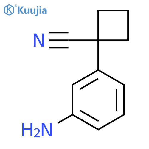 1-(3-Amino-phenyl)-cyclobutanecarbonitrile structure