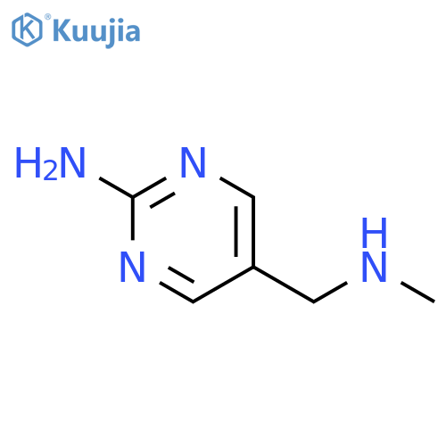 5-(Methylamino)methyl-2-pyrimidinamine structure