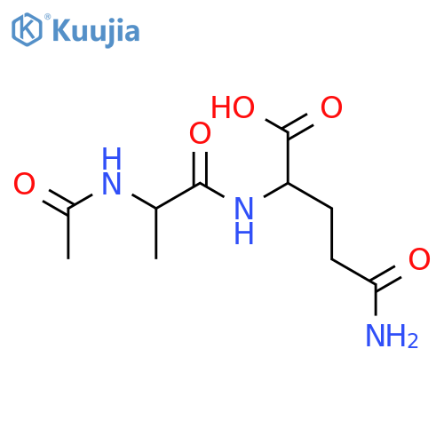 N-Acetyl-L-alanyl-L-glutamine structure