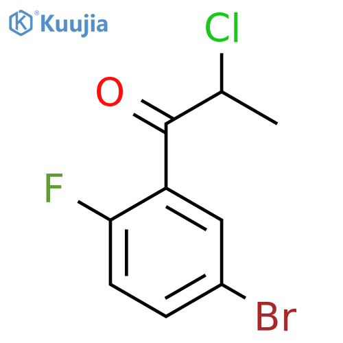 5'-Bromo-2-chloro-2'-fluoropropiophenone structure