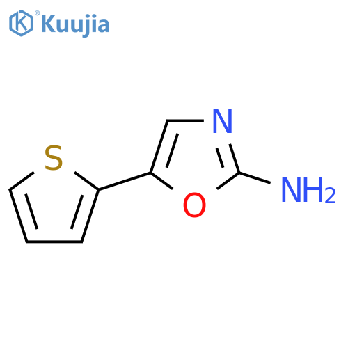5-(thiophen-2-yl)-1,3-oxazol-2-amine structure
