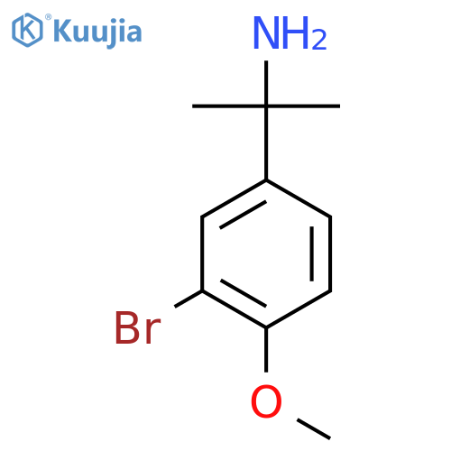 2-(3-bromo-4-methoxyphenyl)propan-2-amine structure