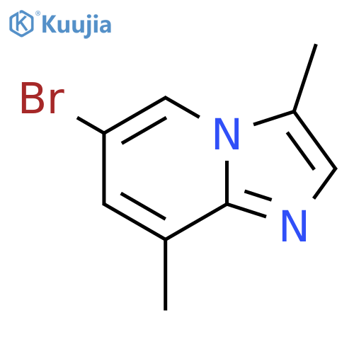 6-Bromo-3,8-dimethylimidazo1,2-apyridine structure