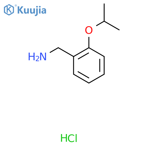 (2-Isopropoxyphenyl)methanamine hydrochloride structure
