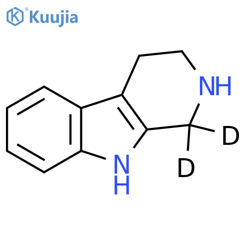 1,2,3,4-Tetrahydro-β-carboline-13C,d2 structure