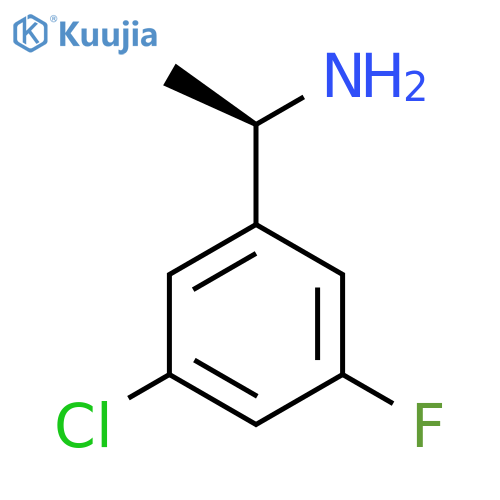 (R)-1-(3-Chloro-5-fluorophenyl)ethanamine hydrochloride structure