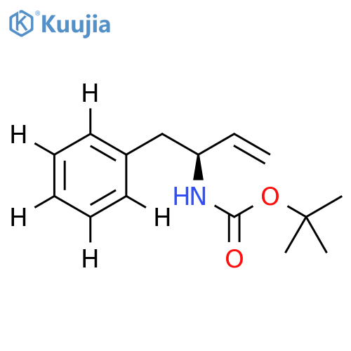 (S)-3-Boc-amino-4-phenyl-d5-1-butene structure
