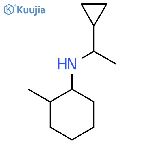 N-(1-cyclopropylethyl)-2-methylcyclohexan-1-amine structure