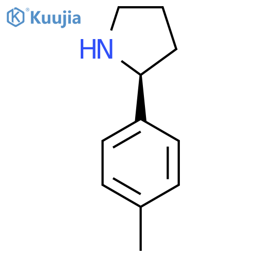 (2S)-2-(4-methylphenyl)pyrrolidine structure
