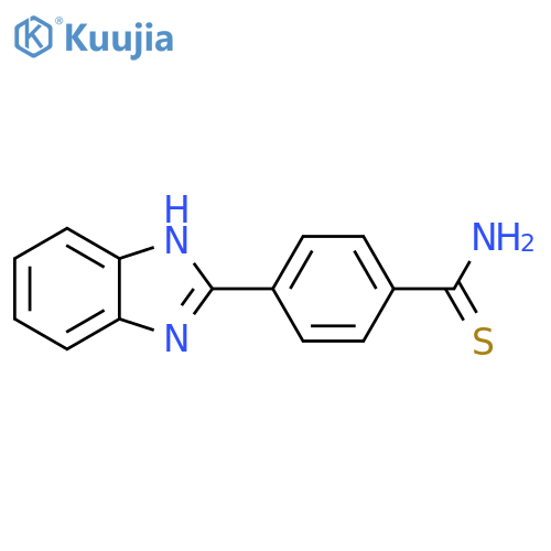 2-(4-Thiocarbamoylphenyl)benzimidazole structure
