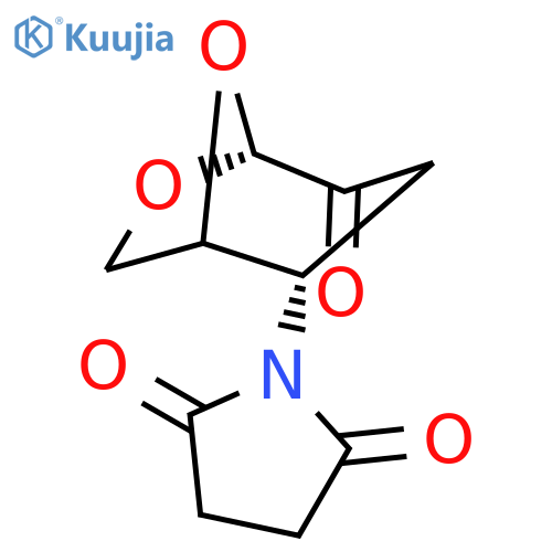 <br>1-[(2S,5R)-4-Oxo-6,8-dioxabicyclo[3.2.1]oct-2-yl]dihydro-1H-pyrrole-2,5-dio ne structure