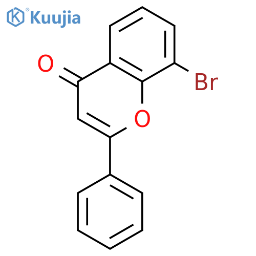 4H-1-Benzopyran-4-one, 8-bromo-2-phenyl- structure