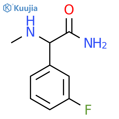 2-(3-fluorophenyl)-2-(methylamino)acetamide structure