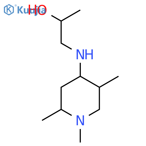1-[(1,2,5-Trimethylpiperidin-4-yl)amino]propan-2-ol structure