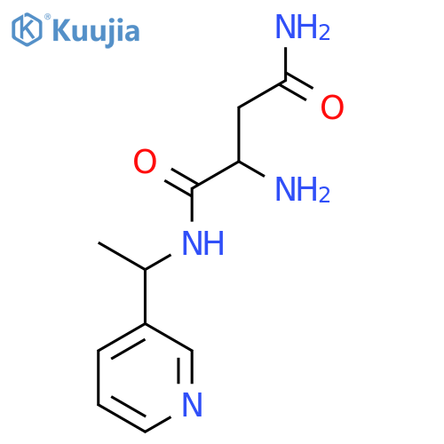 2-Amino-N1-[1-(3-pyridyl)ethyl]succinamide structure